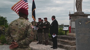 D-Day 78 Pathfinder Memorial Ceremony B-Roll