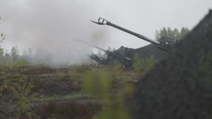 119th Field Artillery Regiment Live fires During Summer Shield