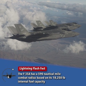F-35A Combat Radius Lightning Flash Fact