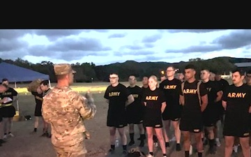 Competitors complete the ACFT during Army Futures Command Best Squad Competition