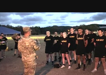 Competitors complete the ACFT during Army Futures Command Best Squad Competition