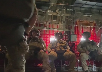 131st Rescue Squadron conducts training jumps