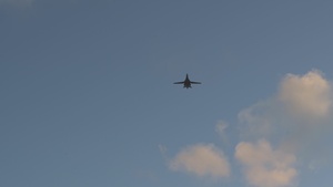 B-1B Lancers Support Integration Mission