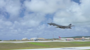 B-1B Lancers Support Integration Mission