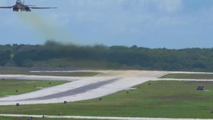 B-1B Bomber Task Force Arrives at Andersen Air Force Base