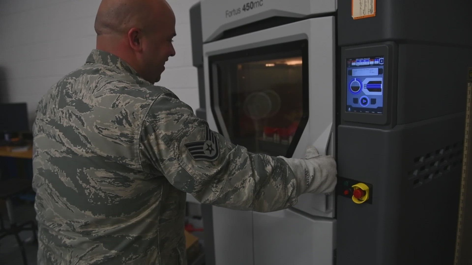 Video of Security Forces Squadron at Tyndall Air Force Base training with robotic dogs 