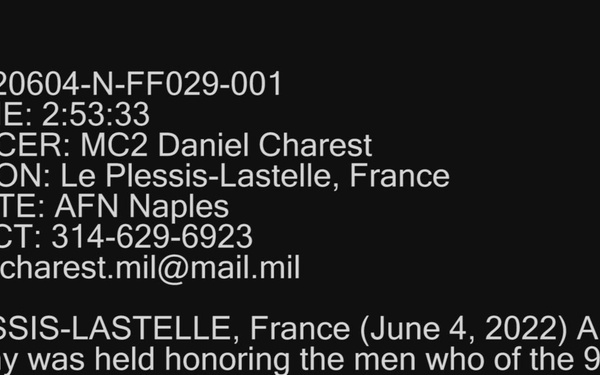 B Roll - D Day 78 - 90th Infantry Division Memorial