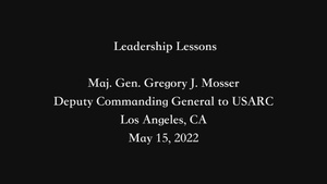 Maj. Gen. Gregory J. Mosser