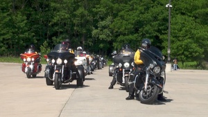 Buffalo Soldier Motorcycle Club visits Fort Leavenworth