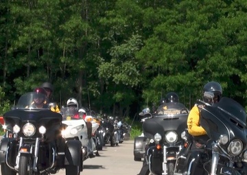 Buffalo Soldier Motorcycle Club visits Fort Leavenworth