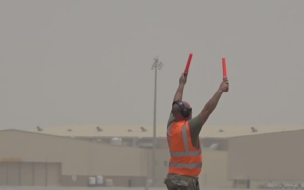 379th AEW Hot Pit Refuel