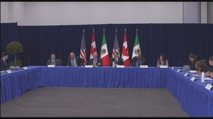 Secretary of State Antony J. Blinken meets with Canadian Foreign Minister Mélanie Joly and Mexican Foreign Minister Marcelo Ebrard in Los Angeles, California