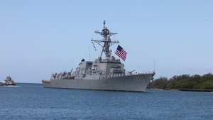 USS Frank E Petersen Jr Arrives at Pearl Harbor