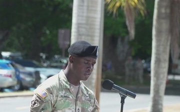 8TH Theater Sustainment Command Change of Command Ceremony