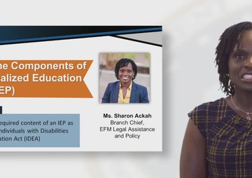 EFM Legal - What are the Components of an IEP