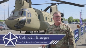 V Corps Attends EUROSATORY 2022 Trade Show