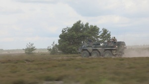 4th ID Conducts Live Fire Training with Bundeswehr in Oberlausitz Training Are, Germany