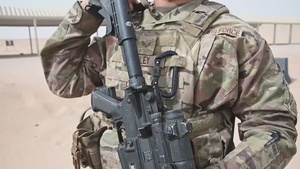 Fire when ready: 386th Expeditionary Security Forces Squadron practice proficiency firing