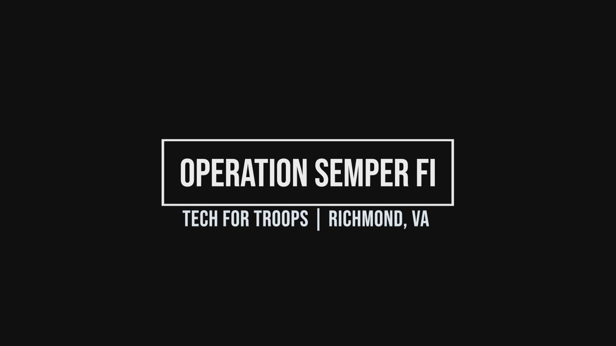 U.S. Marine Corps veteran Mark Casper, President of Tech for Troops, continues his service to the community by refurbishing electronic items and providing them to veterans. Operation Semper Fi reconnects Marine veterans and builds on the pride they have for the Marine Corps. (U.S. Marine Corps video by Sgt. Alexa M. Hernandez)