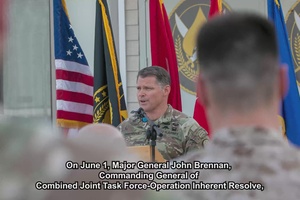 CSOJTF-Levant transfer of authority ceremony