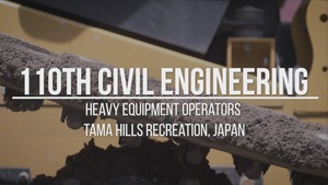 110th Heavy Equipment Operator: Concrete Walkway Demolition and Reconstruction