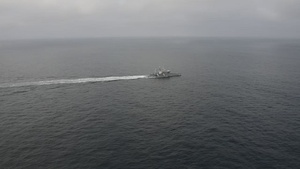 Unmanned Surface Vessel Transits to RIMPAC 22