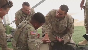 Combat Life Saver Training at the Ben Ghilouf Training Area during African Lion 22