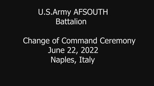 Allied Forces South Battalion Change of Command