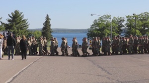 2022 Michigan National Guard Pass and Review BROLL