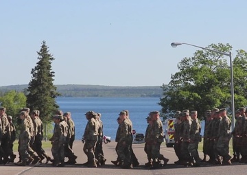 2022 Michigan National Guard Pass and Review BROLL