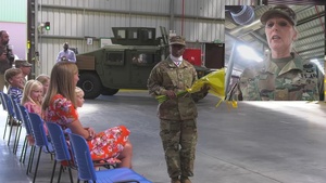 Change of Command ceremony June 16 2022 at the Zutendaal Army Prepositioned Stocks-2 worksite in Belgium