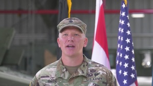 Change of Command ceremony June 16 2022 at the Zutendaal Army Prepositioned Stocks-2 worksite in Belgium