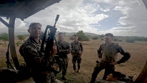 Caraibes 22: U.S. Marines conduct flight operations in the Caribbean Sea