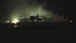 B-1B Lancers Land at Andersen Air Force Base