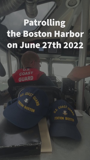 U.S. Coast Guard Station Boston Underway in Boston Harbor