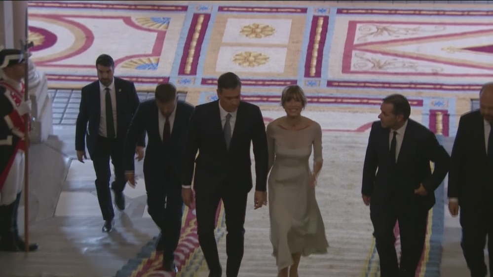 DVIDS - Video - NATO Summit 2022: Arrivals at the Royal Gala Dinner (Spain, EU, Albania, Australia, Netherlands, Norway, Belgium)