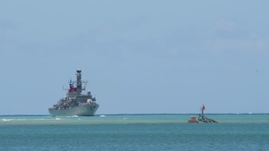 CNS Almirante Lynch arrives at Pearl Harbor for RIMPAC 2022