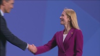 Official greeting by NATO Secretary General and the Spanish Prime Minister at the NATO Summit in Madrid (Estonia, Belgium, Greece, UK, Denmark)