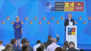 Press conference by NATO Secretary General following the 1st meeting of the NAC at the NATO Summit in Madrid (Q&A)
