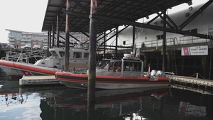 Underway with U.S. Coast Guard Station Boston