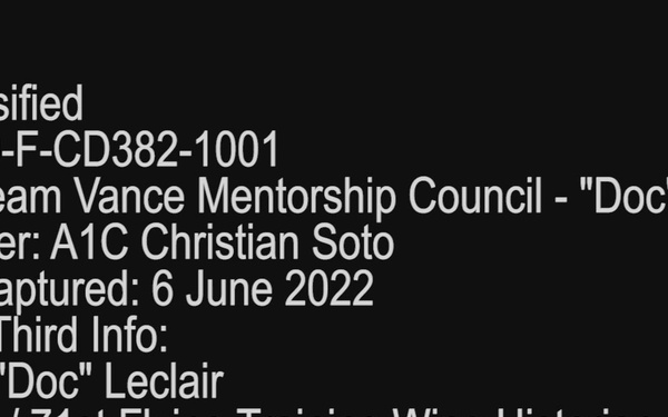 Team Vance Mentorship Council - "Doc"