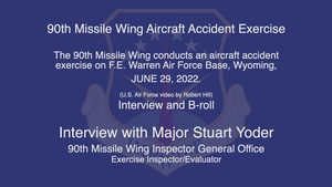 90th Missile Wing Aircraft Accident Exercise - News Reel
