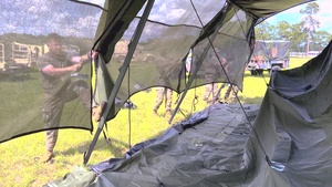 Georgia Army National Guard trains with new tents