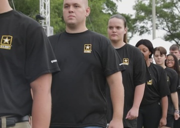 Fort Rucker Freedom Fest Oath of Enlistment