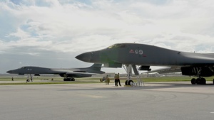 Bomber Task Force Takes Off from Andersen Air Force Base