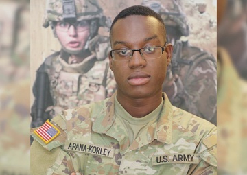 Pfc. Kenneth Apana-Korley Finds His Center with MDARNG