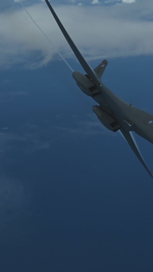 B-1B Lancer Aerial Refuel During Pacific Bomber Task Force Mission (Vertical)