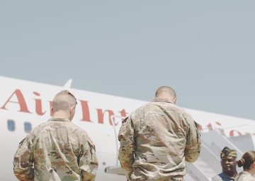 82nd ABN DIV Paratroopers Return Home from Poland