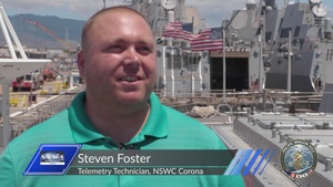NSWC Corona Engineer Installs Telemetry Equipment Aboard USS Fitzgerald