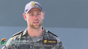 Faces of RIMPAC - Able Seaman Ben Robertson - Royal Australian Navy